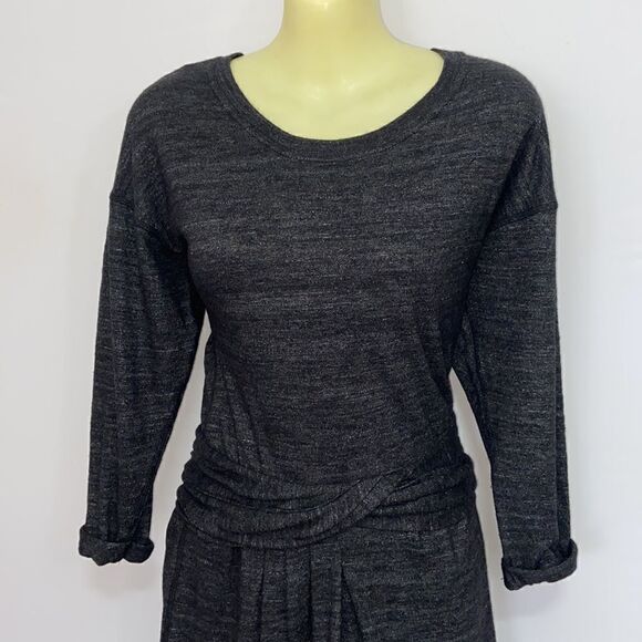 Isabel Marant Etoile Dress Charcoal Gray Mini Sweater Dress NWOT~Sz 0 - Picture 5 of 8